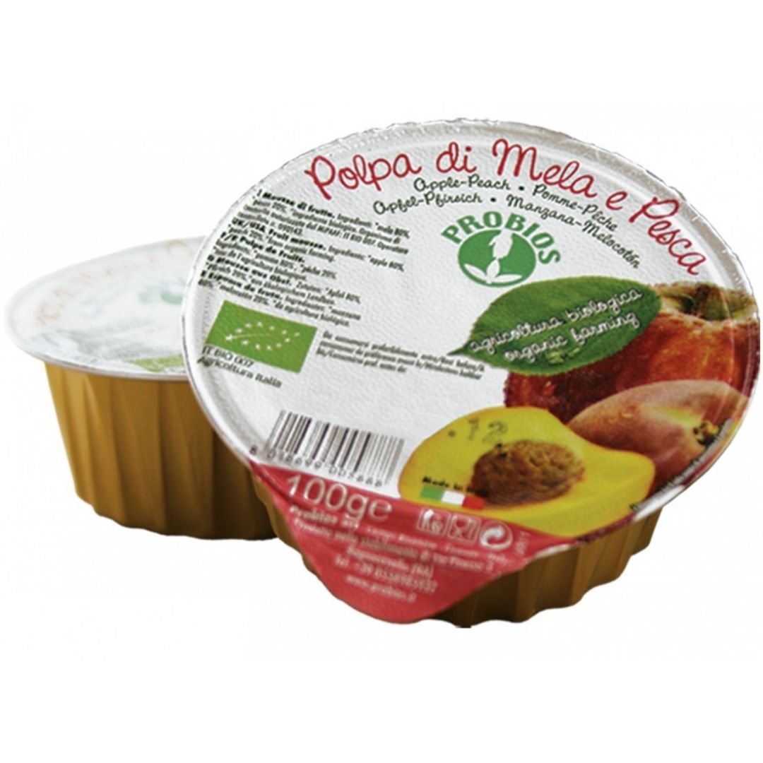 POLPA DI MELA E PESCA 100G